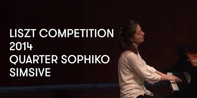 Liszt Competition 2014 - Quarter Sophiko Simsive (2014)