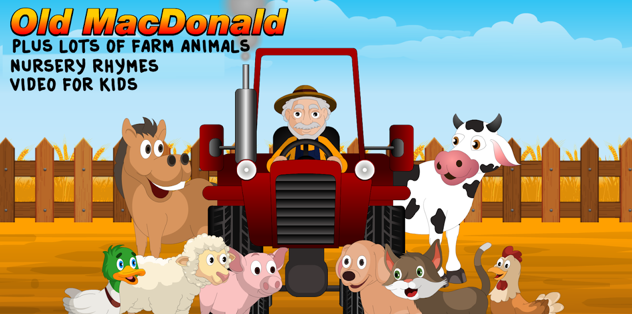 Old MacDonald Plus Lots Of Farm Animals - Nursery Rhymes Video For Kids