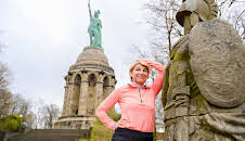 Sabine Heinrich läuft den Hermann