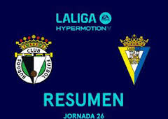 Resúmenes LALIGA HyperMotion (T25/26): Burgos - Cádiz