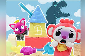 Pinkfong! Poki's Toy Lab: Playing with Sand!