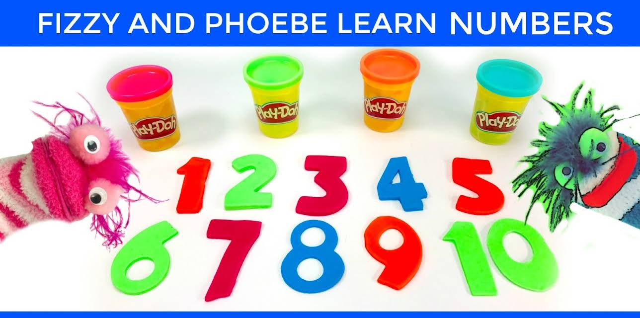 Fizzy and Phoebe Learn Numbers Counting to Ten