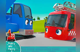 Digley & Dazey - Vehicle Cartoons for Kids (Made by Little Baby Bum): Fire Truck Emergency