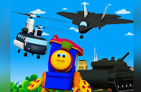 Bob the Train: Nursery Rhymes and Kids Songs: Bob The Train - Visit To The Army Camp