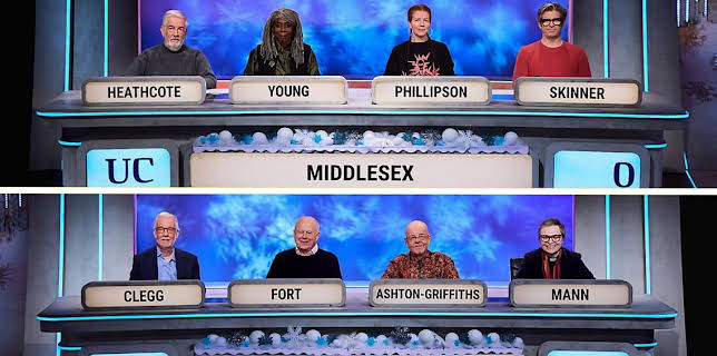 8:30 PM: University Challenge | BBC Two | 12/30 2025