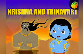 Krishna Vs Demons: Krishna and Trinavart