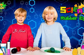 Sky and Finn: Science - How to Make Rubber Eggs