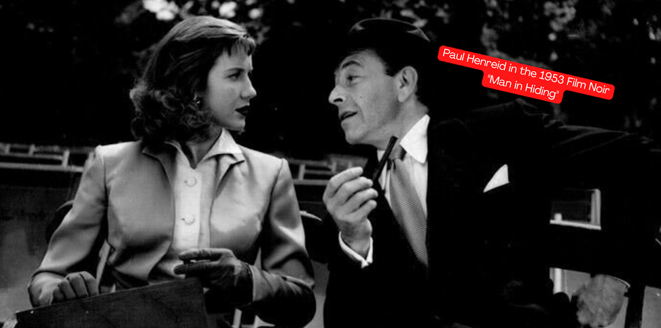 Paul Henreid 1953 Film Noir Man in Hiding (1953)