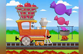 Kids Fun - Adventures with Train: The Train makes candies