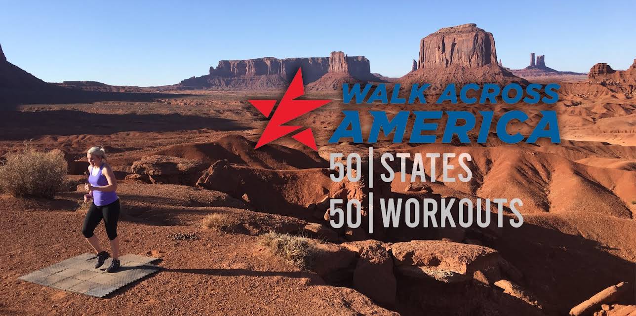 Walk Across America Program 50 Workouts / 50 States with Jenny Ford