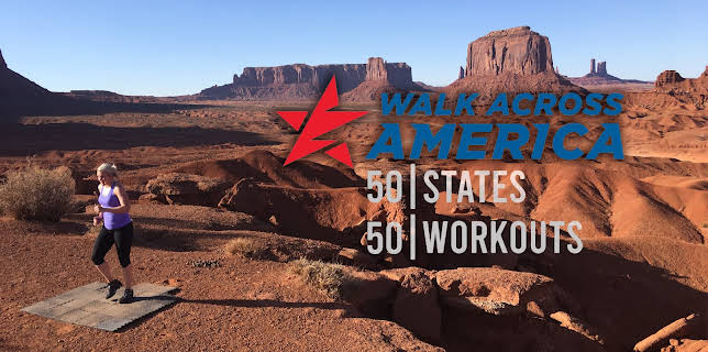 Walk Across America Program 50 Workouts / 50 States with Jenny Ford