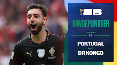 09:00: Fotball-VM 2026 Høydepunkter: Portugal–DR Kongo | NRK 1 | 6/18 2026
