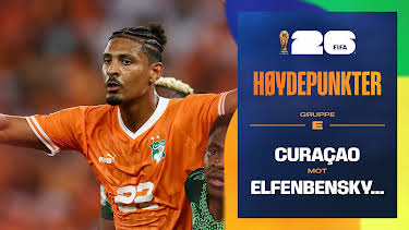 09:00: Fotball-VM 2026 Høydepunkter: Curaçao–Elfenbenskysten | NRK 1 | 6/26 2026