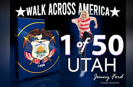 Walk Across America Program 50 Workouts / 50 States with Jenny Ford: 1 of 50 Utah | Walk Across America | Jenny Ford