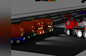 4 Cars: Colored cars: Halloween