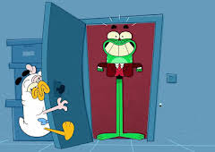 Duck and Frog