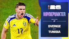 Fotball-VM 2026 Høydepunkter: Sverige–Tunisia