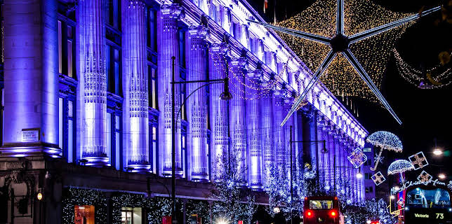 Selfridges at Christmas