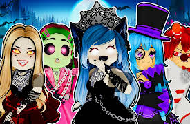 ItsFunneh: Roblox Roleplay with KREW: A halloween night in Roblox royale high!