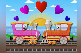 Kids Fun - Adventures with Train: The Train choses a present for his girlfriend