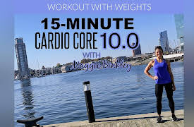 Maggie Binkley Fitness SERIES 10.0 (15-Minute Workouts): 15-Minute Cardio Core 10.0 Workout (with weights)