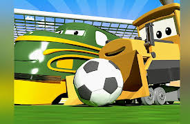 Troy in Train Town: Fifa world cup - Train Town United / FIFA video game / The Laser Train / The Rescue Train