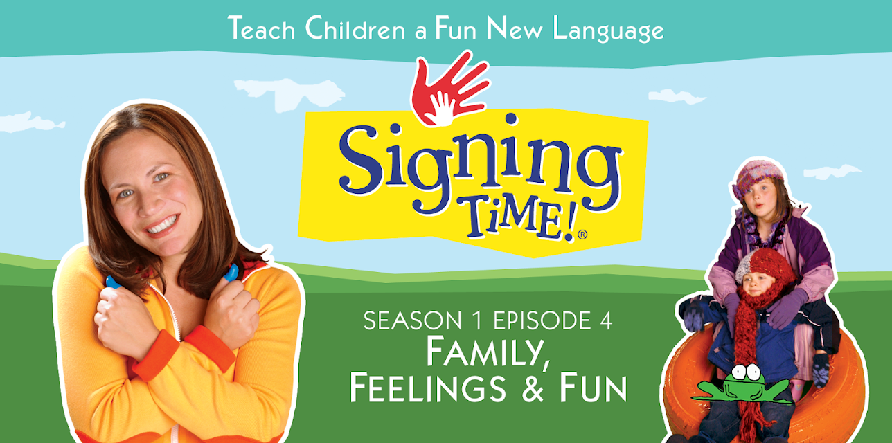 Signing Time Season 1 Episode 4: Family, Feelings & Fun
