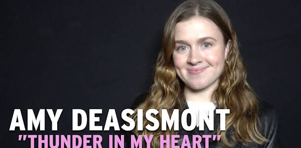 Amy Deasismont om "Thunder in my heart": "Jag ville att det skulle handla om psykisk misshandel."