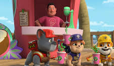 Rubble og gjengen: Gjengen bygger smoothiebar / Gjengen arrangerer dinosaurus-fest på taket