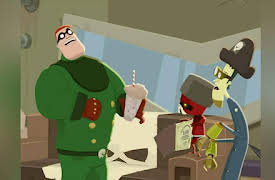 League of Super Evil: The Ghost of Dr. Frogg / Glory Hog