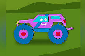Incredible Adventures of Funny Cars: Purple Monster Truck