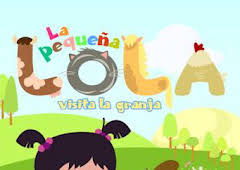 La pequeña Lola visita la granja
