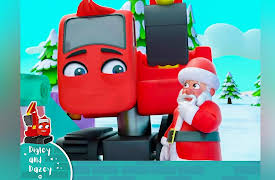 Digley & Dazey - Vehicle Cartoons for Kids (Made by Little Baby Bum): Christmas Present Wrapping Machine - Santa to the Rescue