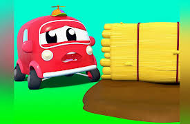 Super Truck - Carl the Transformer: Harvester and babies in mud /  t-rex Picnic Panic at the Farm / Easter: Chocolate Crash! / The cupcake mess