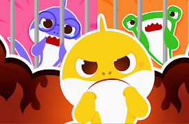 Pinkfong! Baby Shark Kindergarten: Baby Shark's Friends Are Trapped!