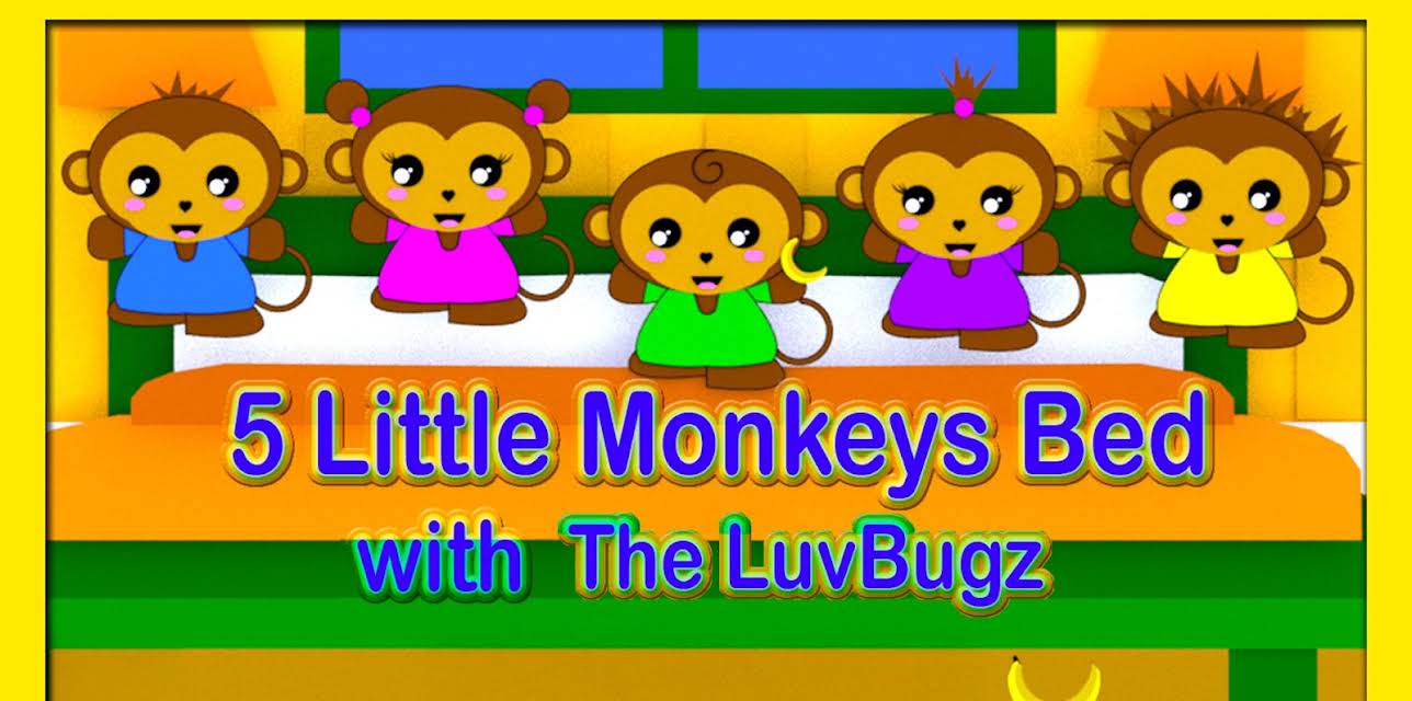 5 Little Monkeys Bed with The LuvBugz
