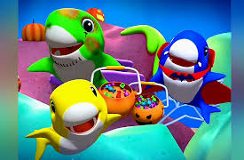 Spooky Halloween Songs & Videos for Children - Kids TV: Spooky Baby Shark - Boom buddies