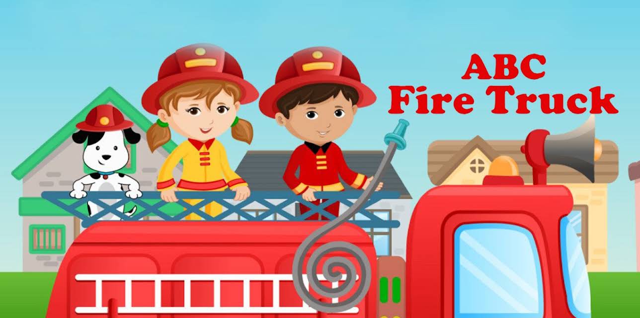 ABC Fire Truck Video For Kids - Learning The Alphabet With The Fire Engine Truck