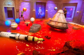 Golvet är lava!: Planetariet, nivå 1