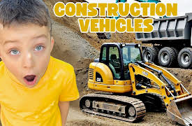 Oliver and Lucas - Educational Videos for Kids: Bulldozers, Cranes & Diggers! A Construction Vehicle Adventure with Oliver