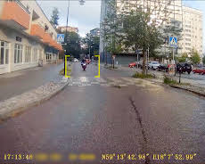 Fångat på polisens kamera