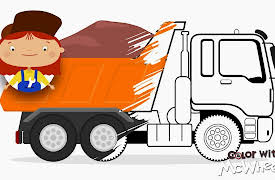 Color with McWheelie: Dr McWheelie Colors DumpTruck