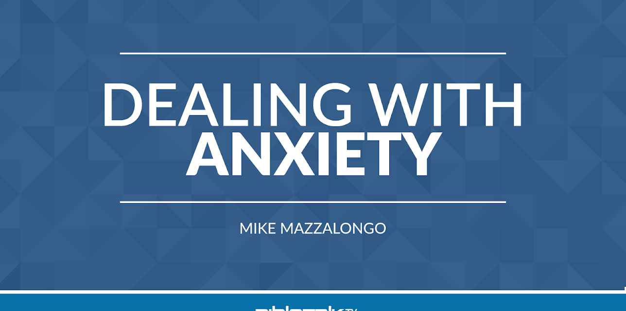 Dealing with Anxiety: God's Prescription for Burnout