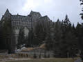 Ein Schloss in den Rocky Mountains