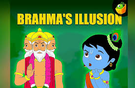Krishna Vs Demons: Brahma's Illusion