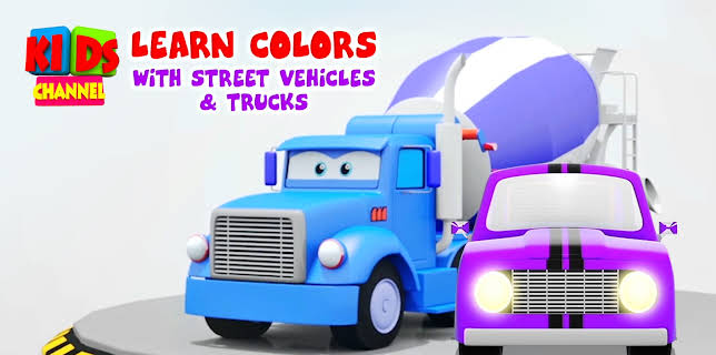 Learn Colors with Street Vehicles & Trucks (2019)