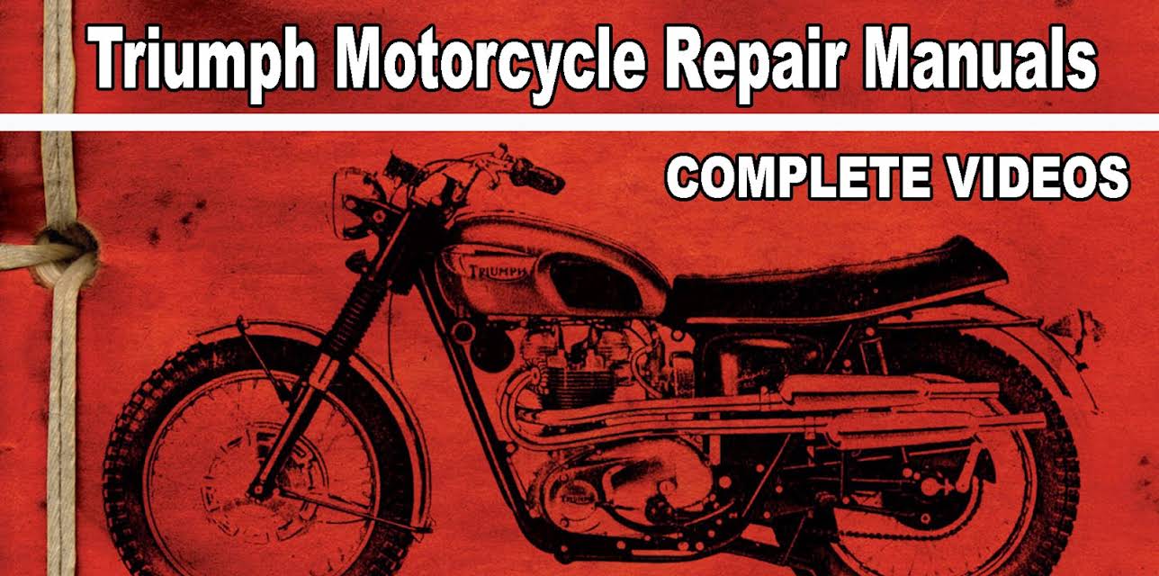 Triumph Motorcycle Repair Manuals Complete Videos