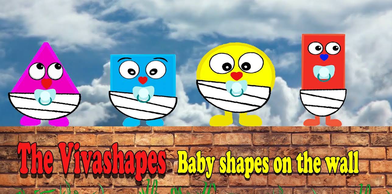 The vivashapes Baby shapes on the wall