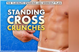 The 15-Minute Standing Abs Workout Plan: Standing Ab Workout: Standing Cross Crunches