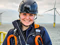 Endlich Offshore - Nicoles erster Einsatz im Windpark